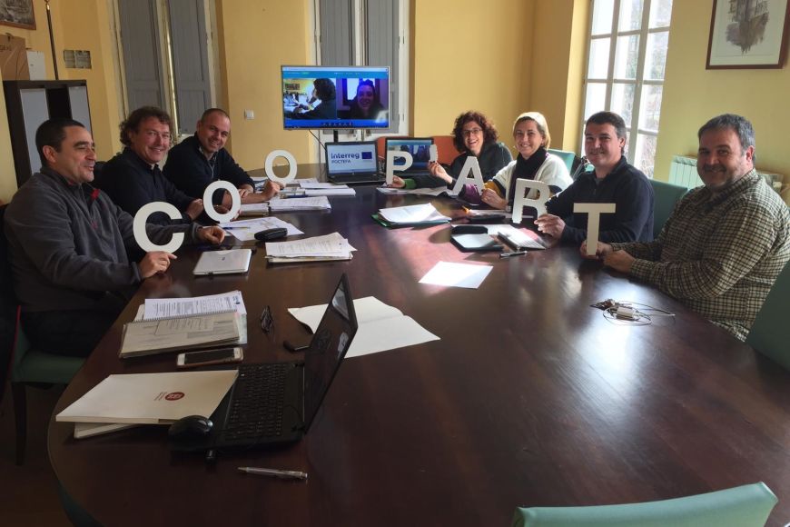 Reunión preparatoria con los representantes de los socios catalanes Reunión preparatoria con los representantes de los socios catalanes