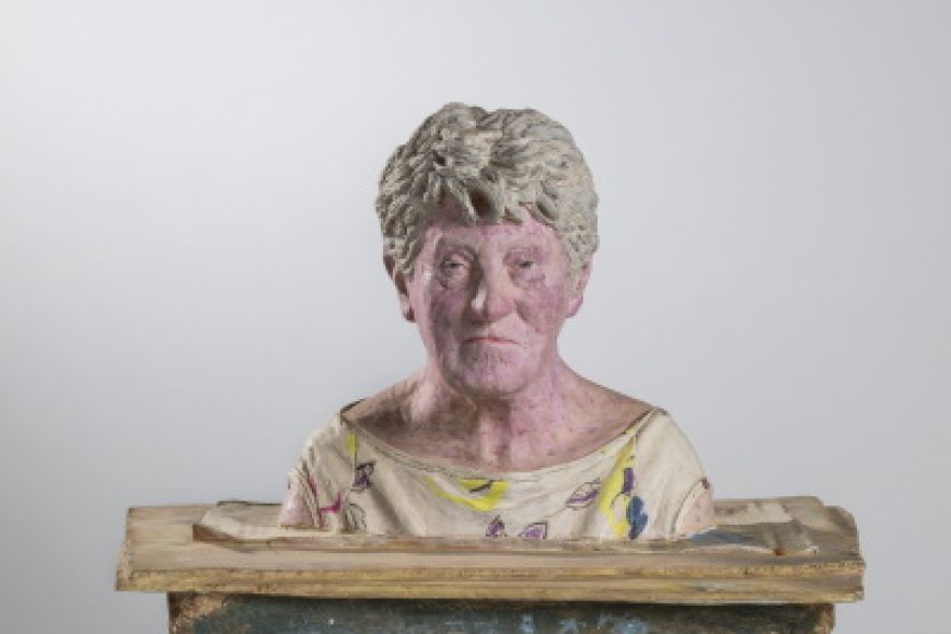 BUST II (2014).Tierra cocida policromada (temple de huevo). | © Jordi Geli BUST II (2014).Tierra cocida policromada (temple de huevo). | © Jordi Geli