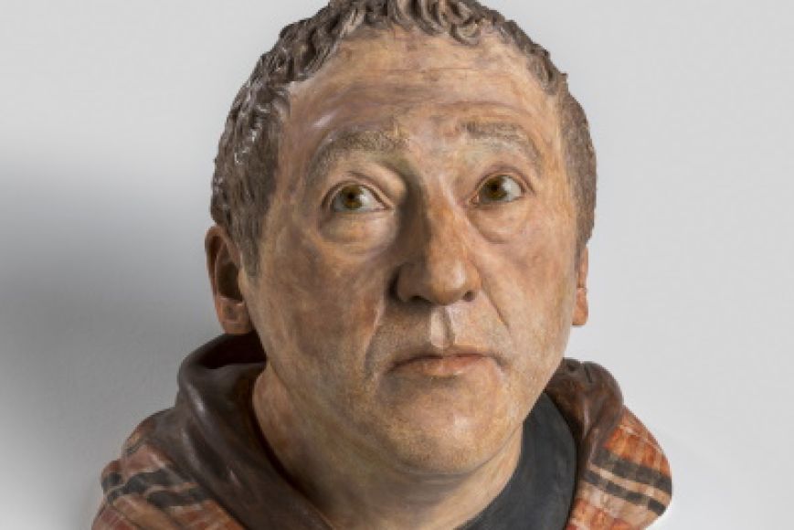 PEP (2015). Tierra cocida policromada (temple de huevo). Colección particular. | © Jordi Geli PEP (2015). Tierra cocida policromada (temple de huevo). Colección particular. | © Jordi Geli