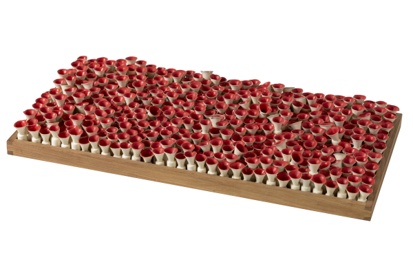 Planeta roig, 2007. Gres. 83 x 47 cm.