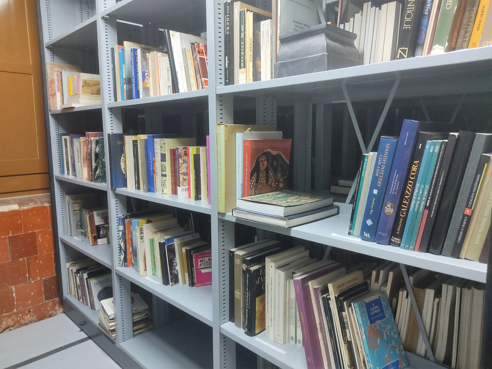 Estanteries plenes de llibres.