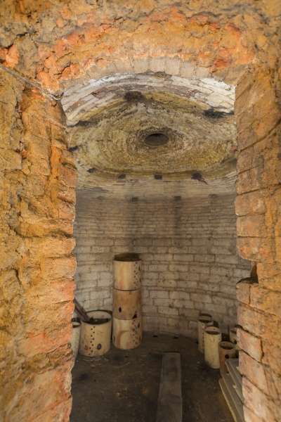 Detall de l’interior del forn a l’actualitat (2018). | © Jordi Geli / Terracotta Museu
