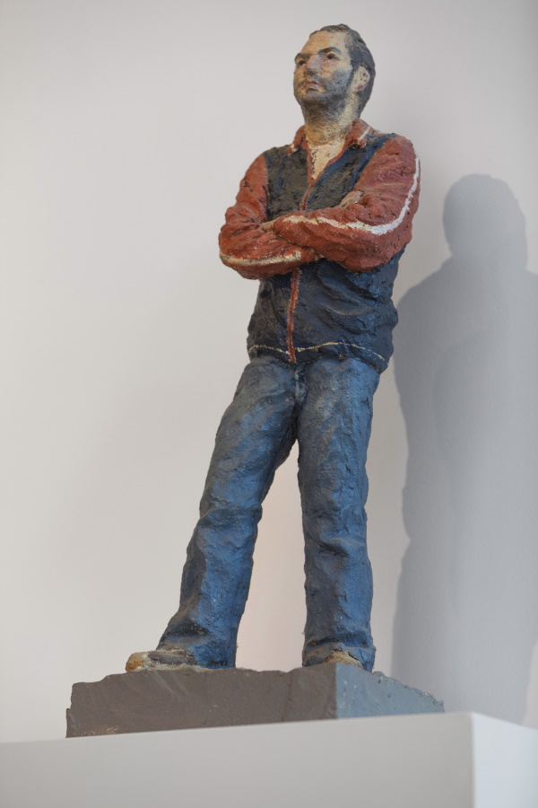 CARLOS (2003-2007). Tierra cocida policromada (óleo). | © Jordi Geli