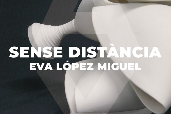 Cartell Sense distància Eva López Cartell Sense distància Eva López