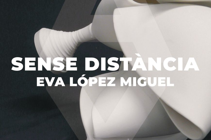 Cartell Sense distància Eva López Cartell Sense distància Eva López