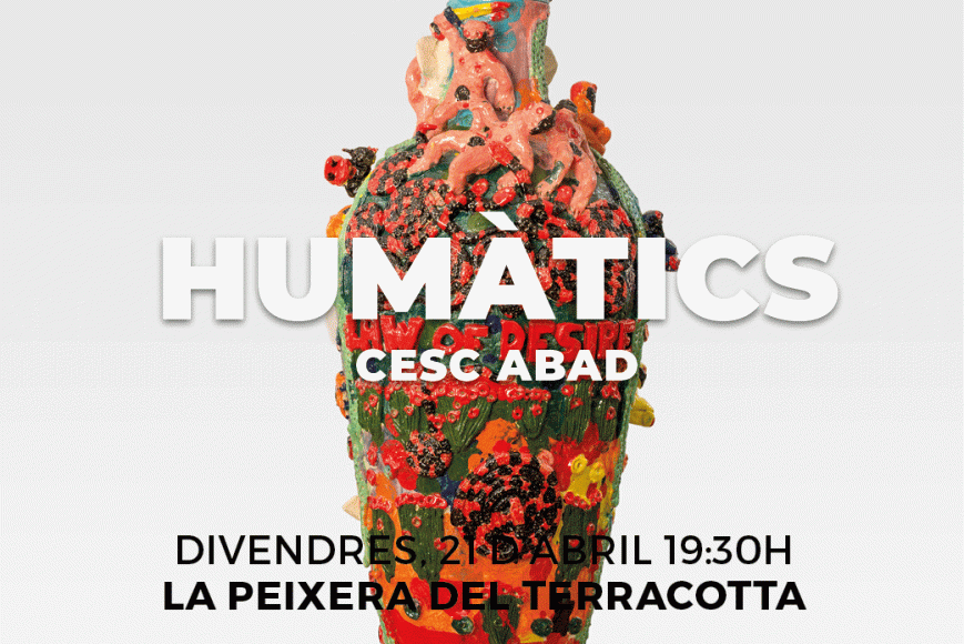 Invitación a la inauguración de la exposición 'Humàtics', de Cesc Abad