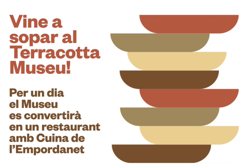 ¡Ven a cenar al Terracotta Museu ¡Ven a cenar al Terracotta Museu! Por un día el Museo se convertirá en un restaurante con Cocina del Empordanet