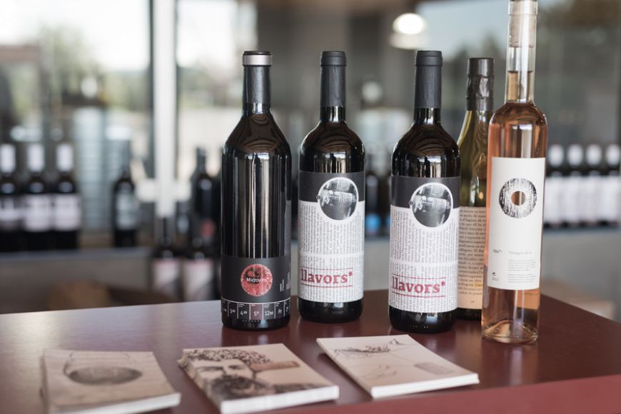 Productos de la bodega La Vinyeta. Foto: Web La Vinyeta. Productos de la bodega La Vinyeta. Foto: Web La Vinyeta.